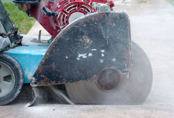saw cutting